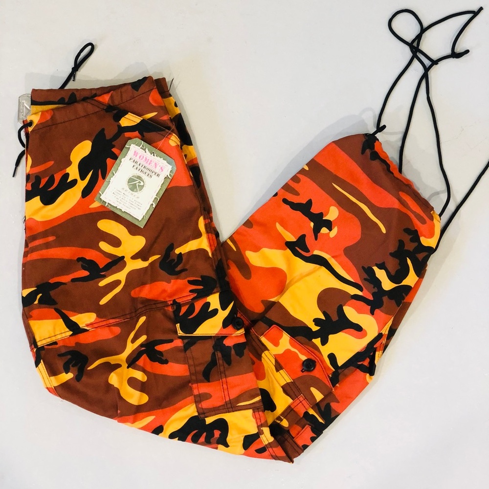 Orange Camo Cargo